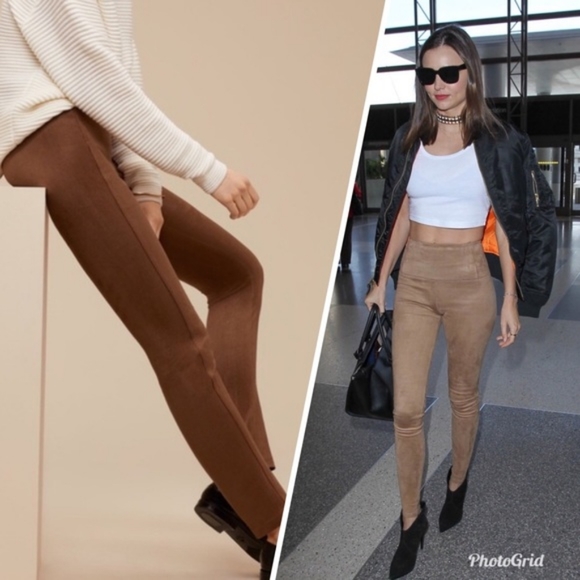 Wilfred Free Daria faux suede Leggings - Picture 2 of 6